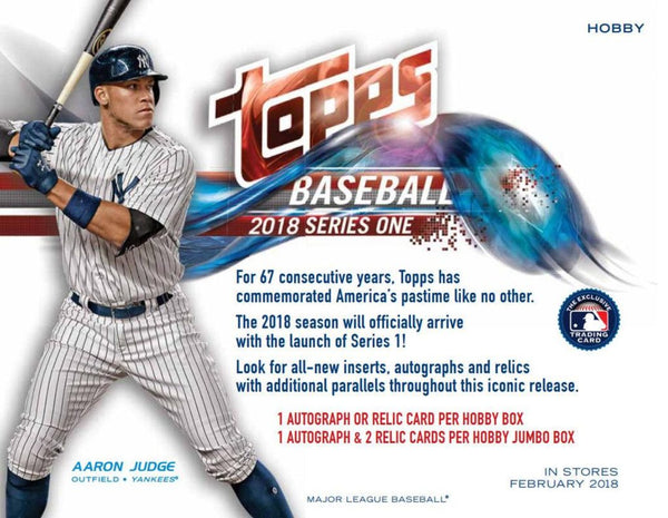 2018 Topps Baseball has arrived!