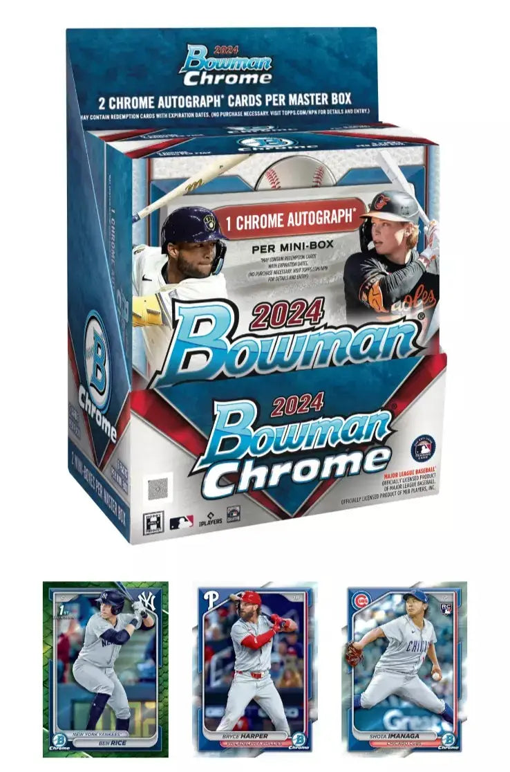 2024 Bowman Chrome Baseball COMING SOON!!!! Pre-Order Now!