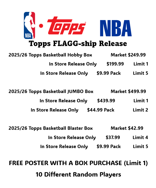 2025/26 Topps Basketball LIVE, LOADED & SPECIAL PRICING