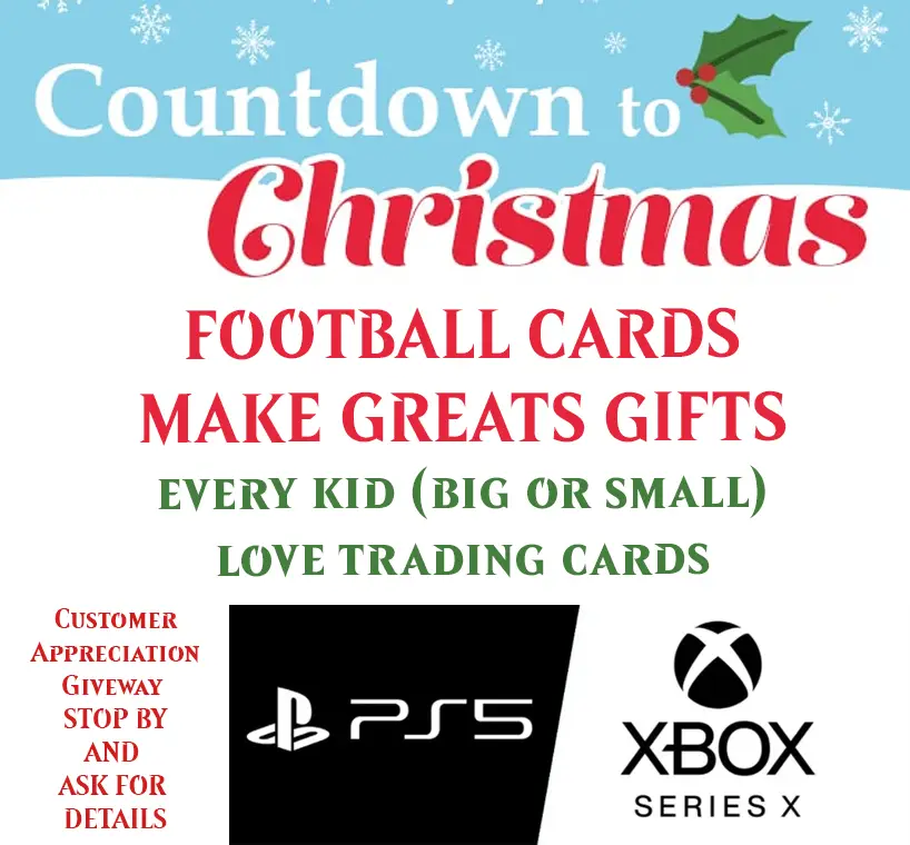 FOOTBALL CARDS MAKE GREATS GIFTS