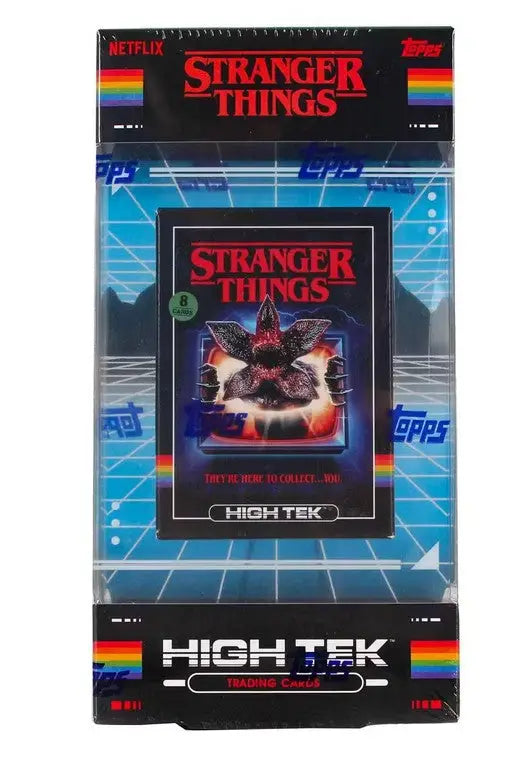 NEW AND DIFFERNET 2024 Topps High Tek Stranger Things Hobby Box