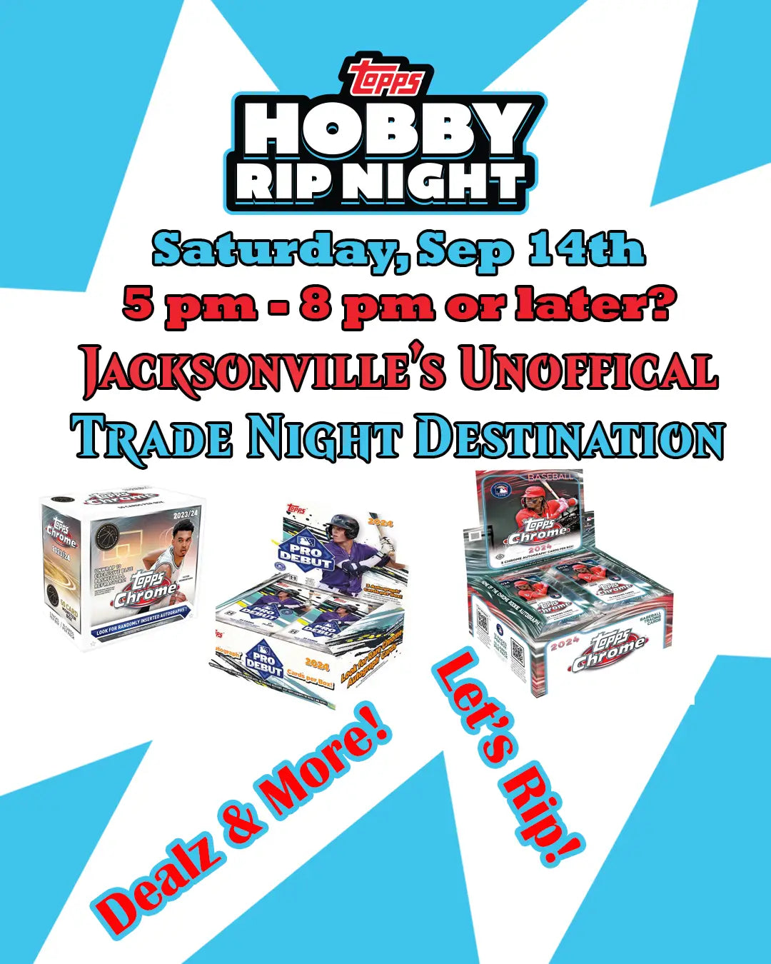 SATURDAY September 14th. LET’S GO!