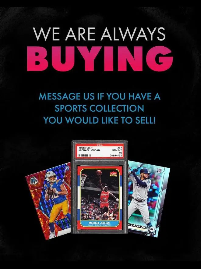 WE ARE ALWAYS BUYING SPORTS COLLECTIONS!
