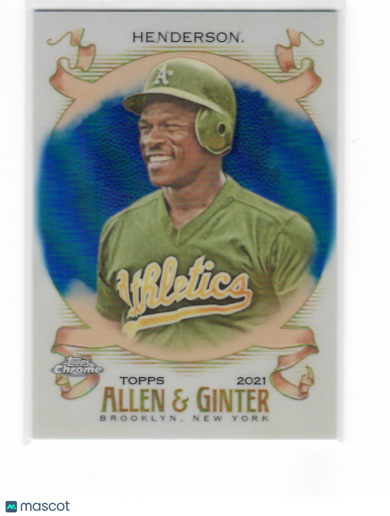 2021 Allen and Ginter Chrome Refractor Blue