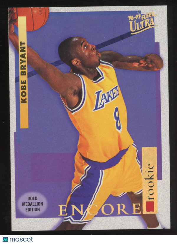 1996-97 Fleer Ultra Gold Medallion #266 Kobe Bryant Lakers RE NM-MT