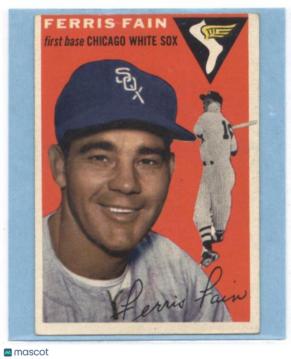 1954 Topps #27 Ferris Fain White Sox VG/EX Very Good/Excellent