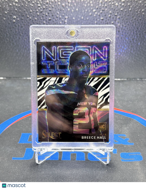2023 Select BREECE HALL Neon Icons Zebra Case Hit SSP RC Rookie