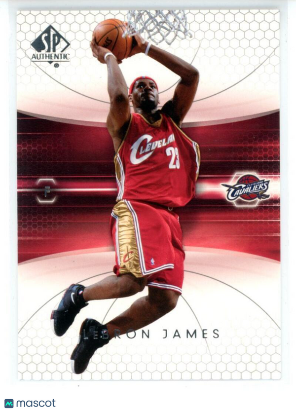 2005-06 SP Authentic #14 LeBron James Cavaliers NM-MT