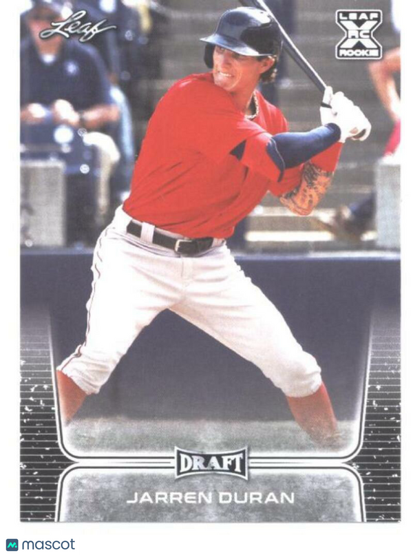 2020 Leaf Draft #21 Jarren Duran Red Sox (1st Leaf Card) NM-MT (RC - Rookie Card