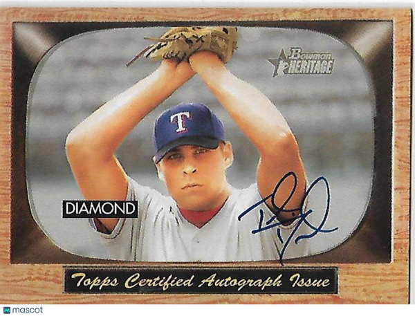 2004 Bowman Heritage Signs of Greatness #TD Thomas Diamond NM-MT (Autographed)
