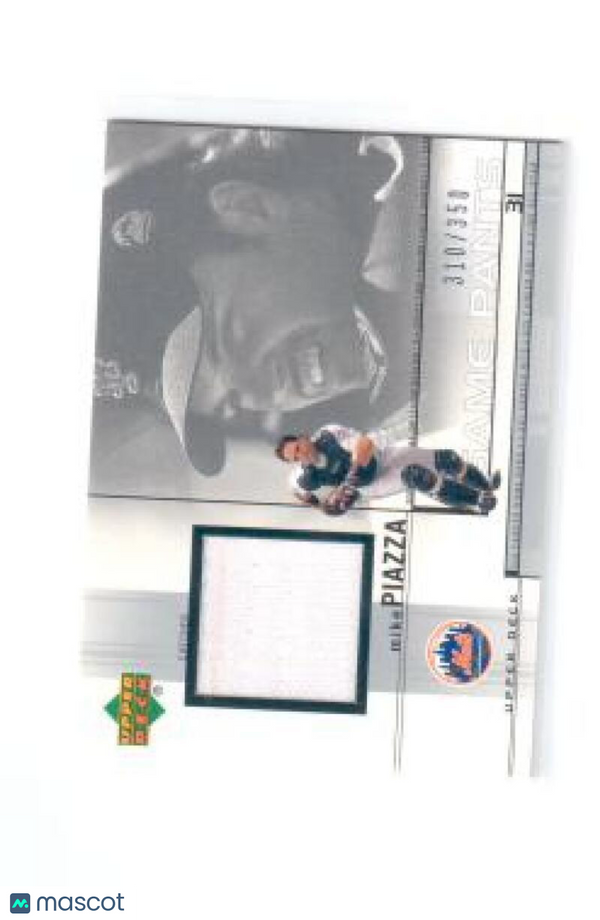 2002 Upper Deck Game Jersey #MP Mike Piazza Mets NM-MT (Memorabilia / Game Used)