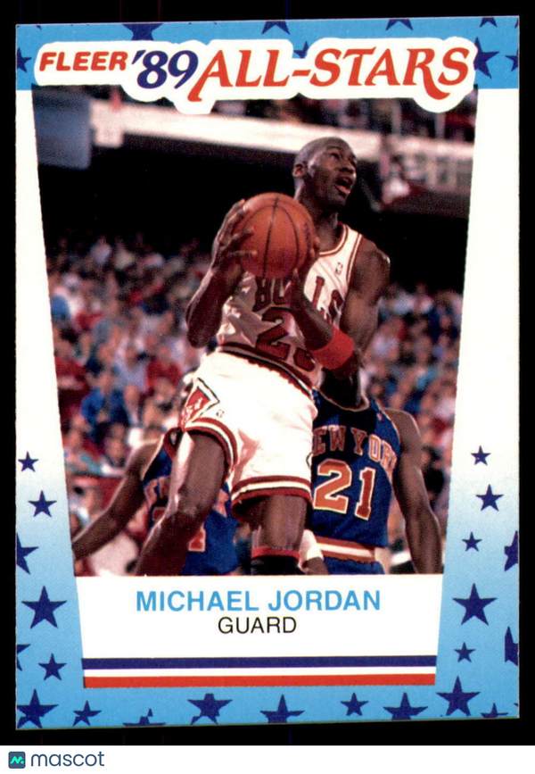 1989-90 Fleer Stickers #3 Michael Jordan Bulls NM-MT