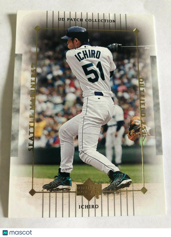 2003 UPPER DECK UD PATCH COLLECTION #100 ICHIRO Seattle Mariners