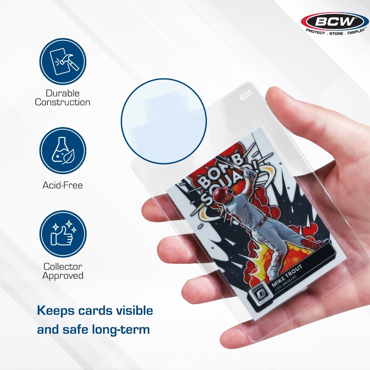 BCW Standard Card Sleeves with Tab (In Store Only)