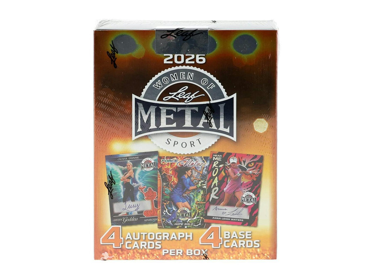2026 Leaf Metal Women of Sport Hobby Box (4 Auto)