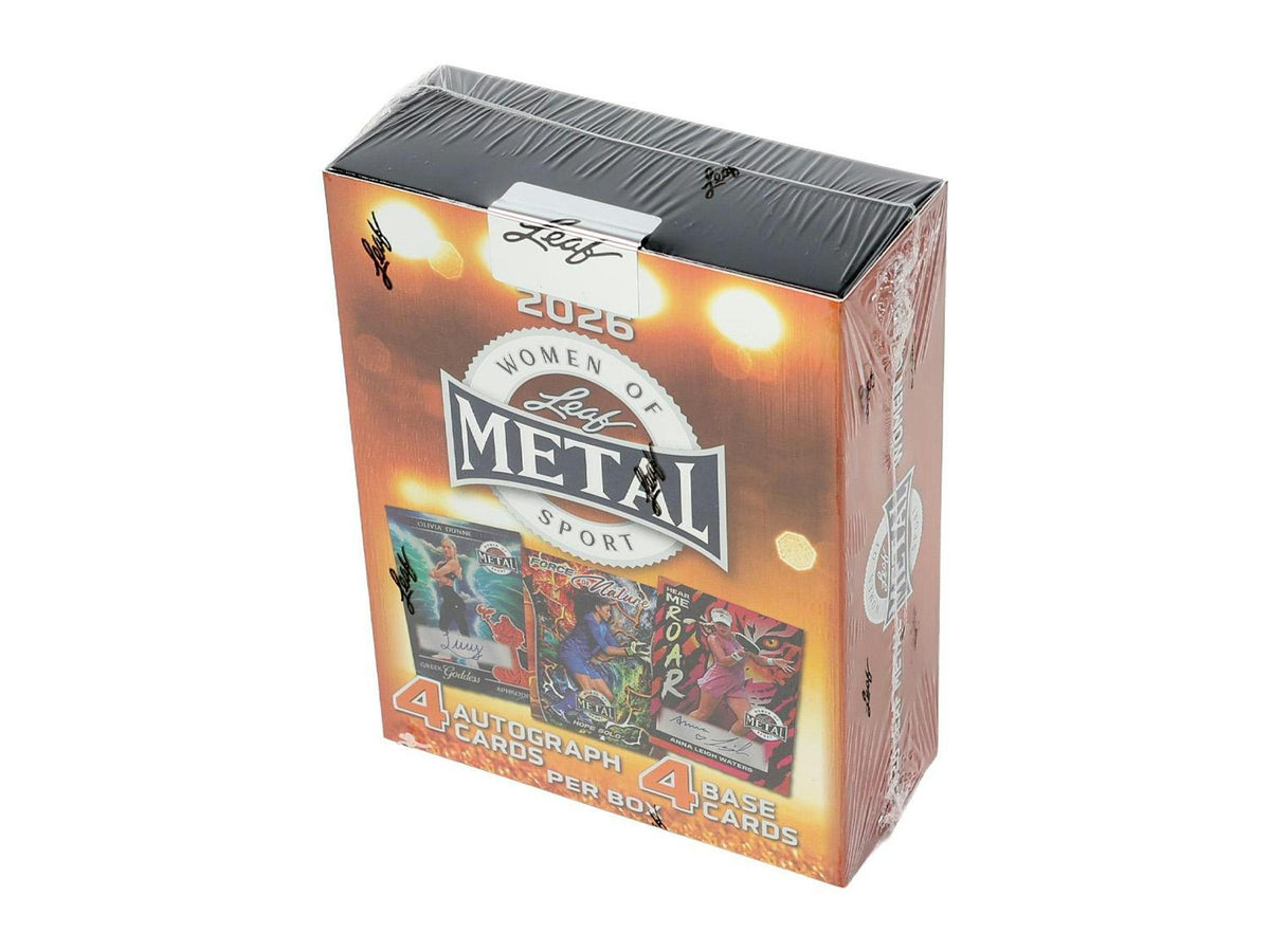 2026 Leaf Metal Women of Sport Hobby Box (4 Auto)