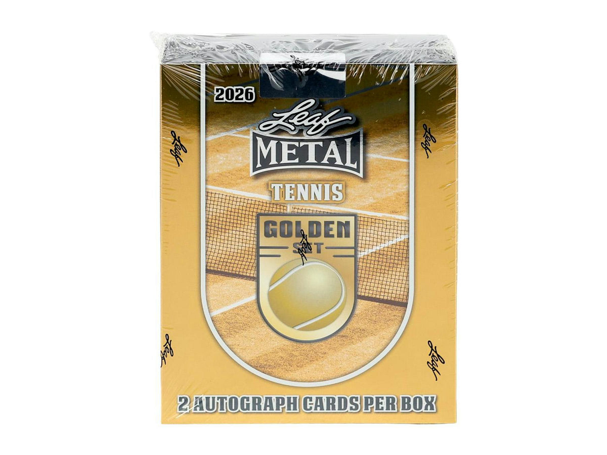 2026 Leaf Metal Tennis Golden Set Hobby Box (2 Autos)