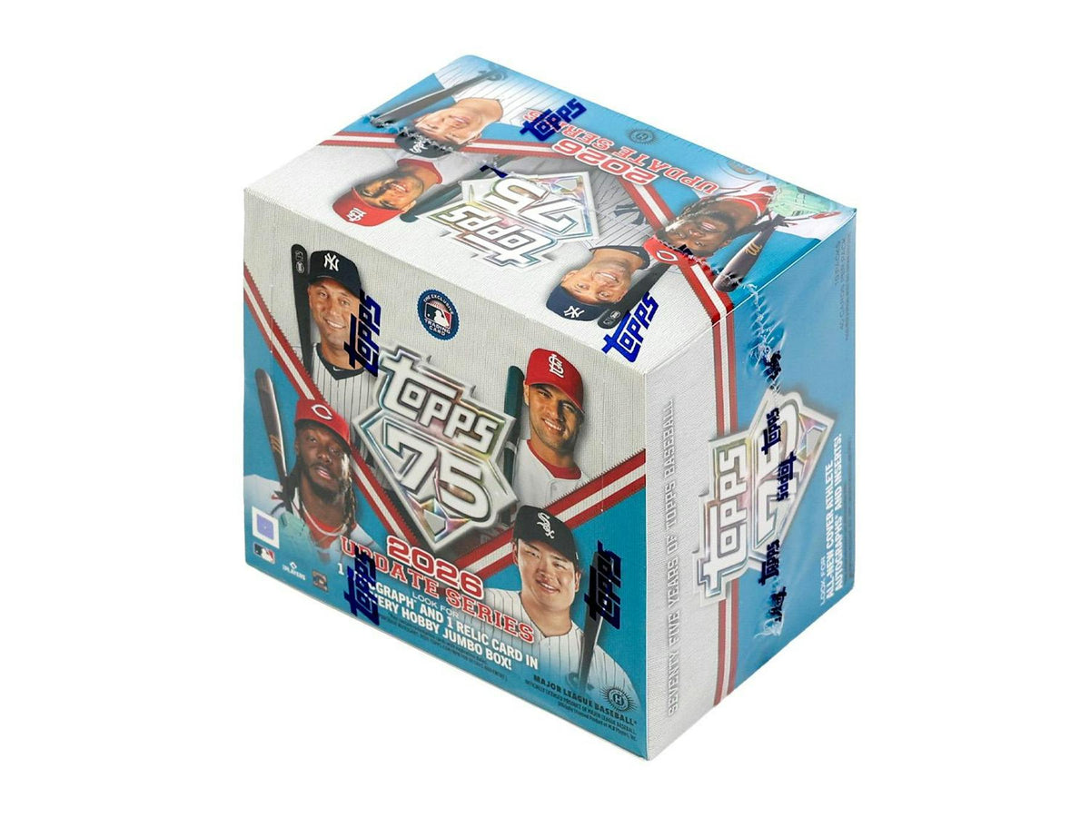 2026 Topps Update Series Baseball Hobby Jumbo Box (1 Auto and 1 Relic)