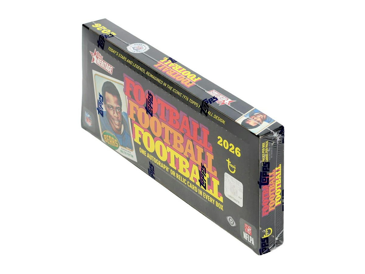 2026 Topps Heritage Football Hobby Box (1 Auto or 1 Relic)