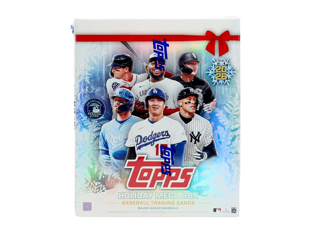 2026 Topps Holiday Baseball Mega Box (1 Autograph, Relic or Chrome Base) Christmas Edition