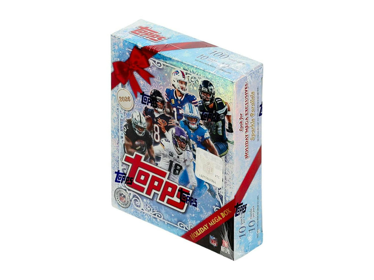 2026 Topps Holiday Football Mega Box - Christmas Edition