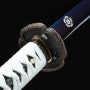 Handmade Tsushima Ghost Clan Sakai Katana Swords Cosplay Replica With Blue Blade