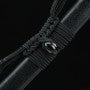 Handmade Japanese Katana Sword T10 Folded Clay Tempered Steel With Black Scabbard
