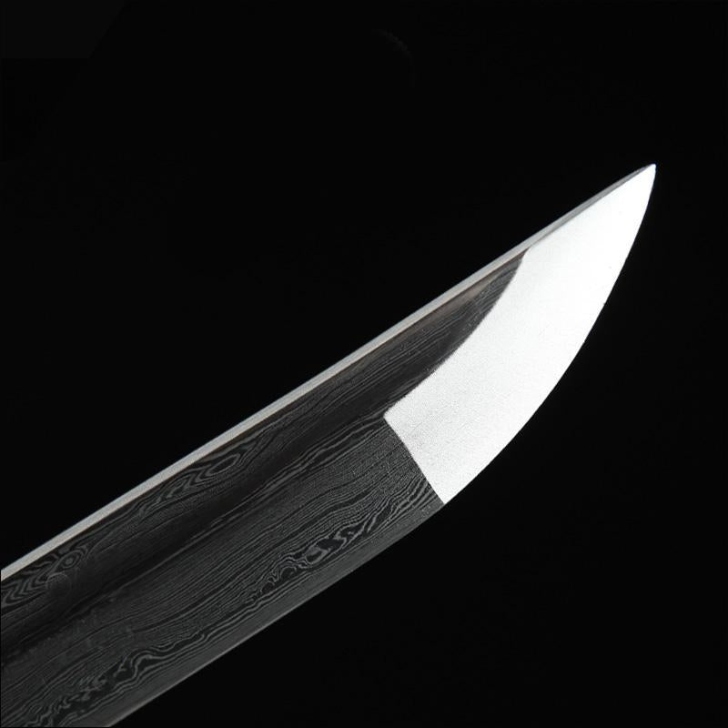 Handmade Japanese Samurai Sword Damascus Steel Full Tang