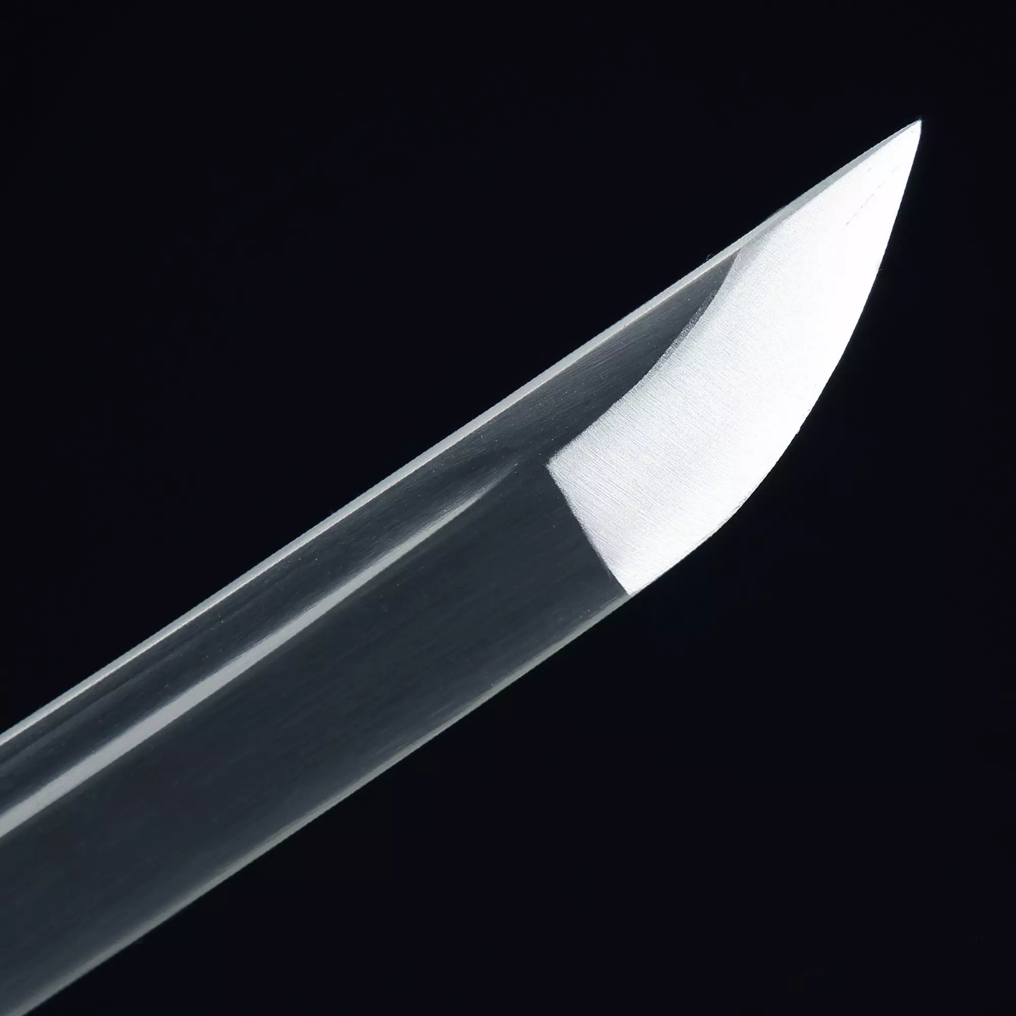 Handmade Japanese Katana Sword 1095 Carbon Steel With White Scabbard