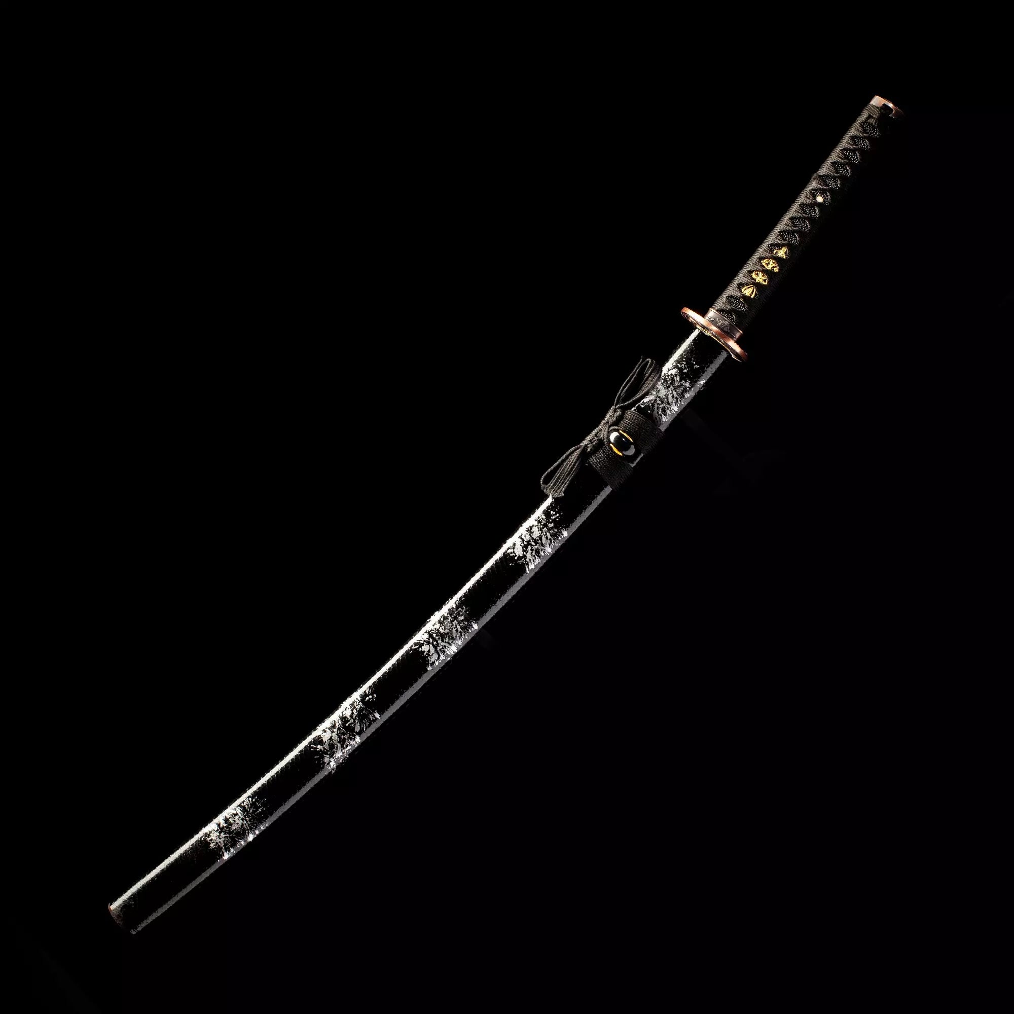 Handmade Japanese Katana Sword Full Tang With Tiger Tsuba