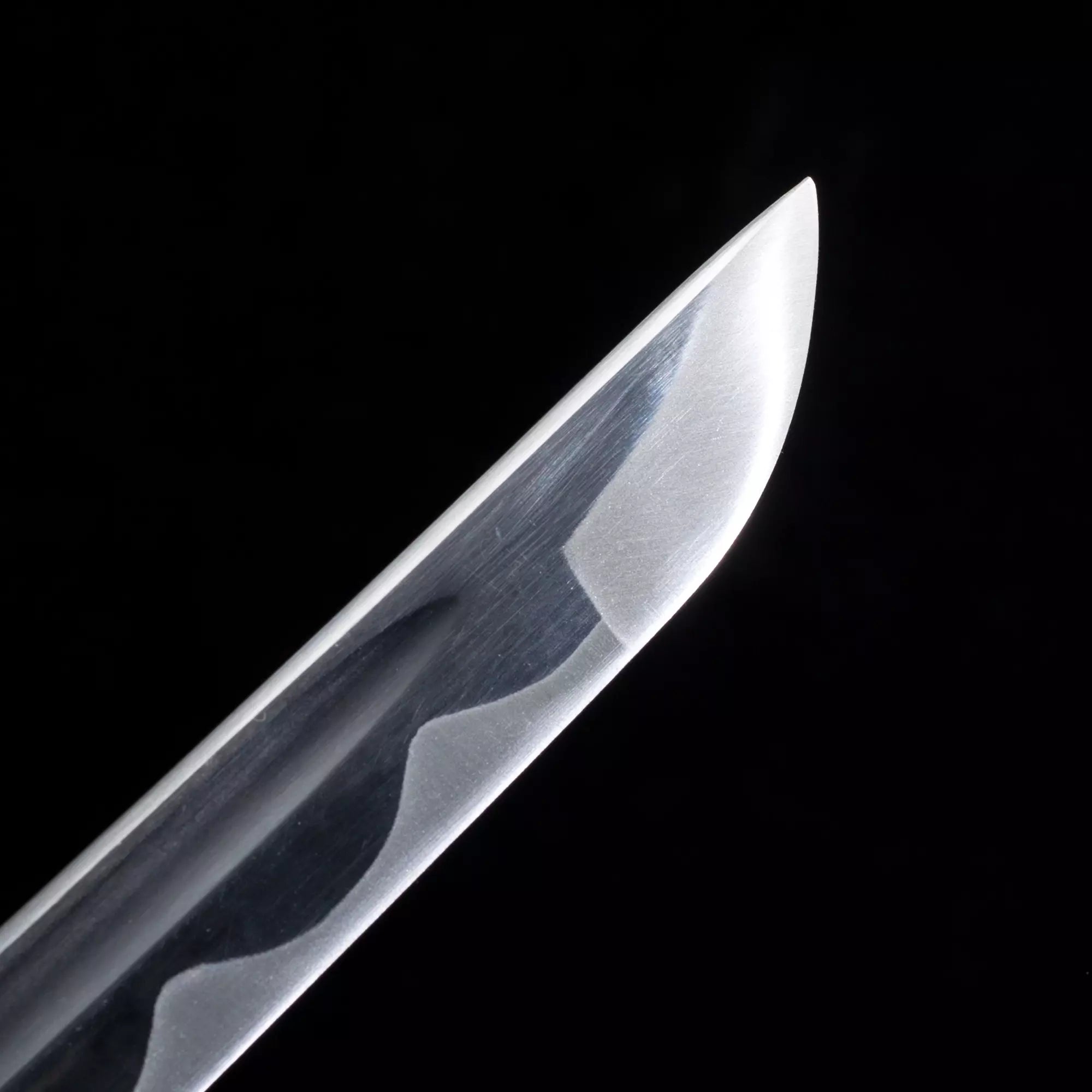 Handmade Japanese Katana Sword With Black Scabbard
