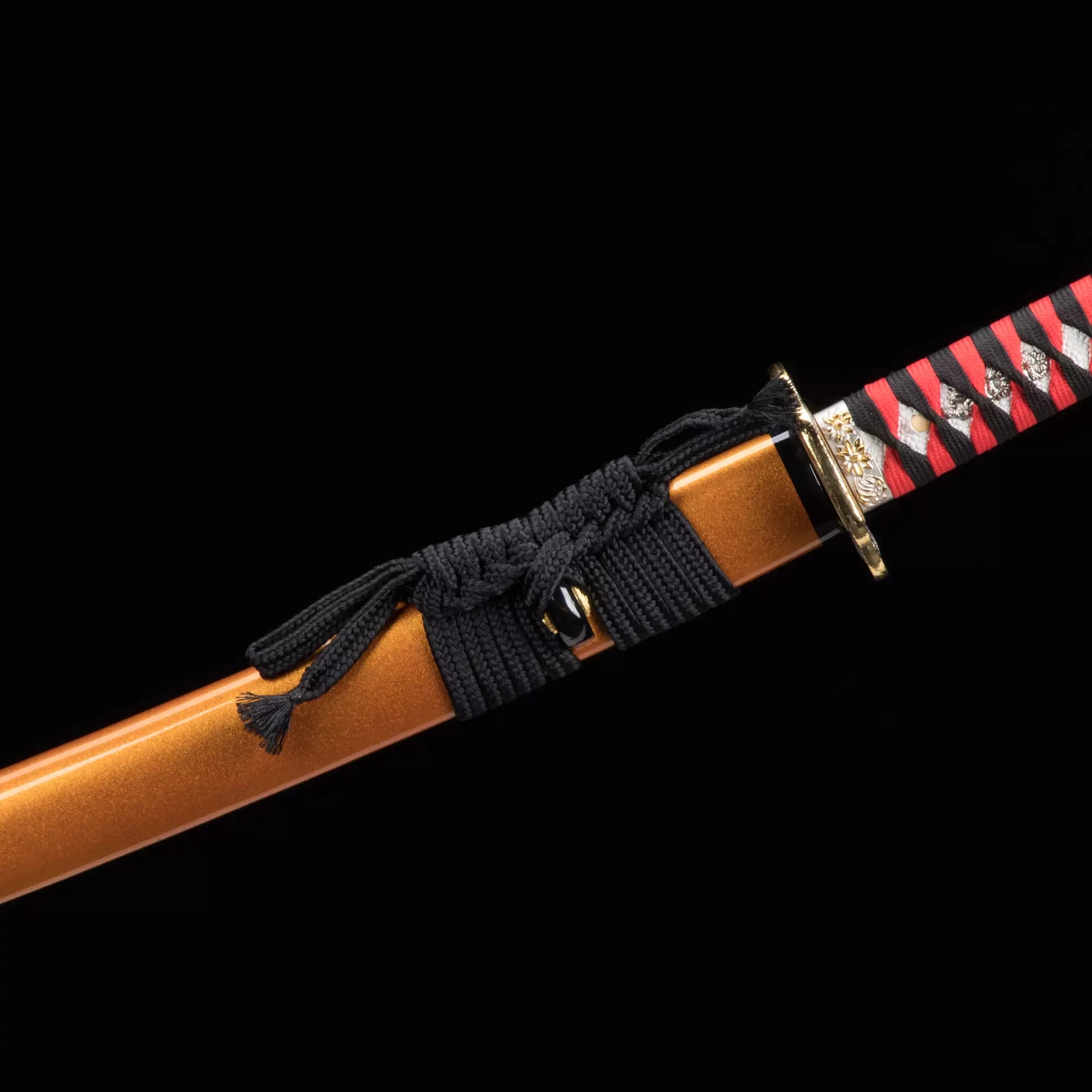 Handmade Japanese Katana Sword High Manganese Steel With Blue Blade