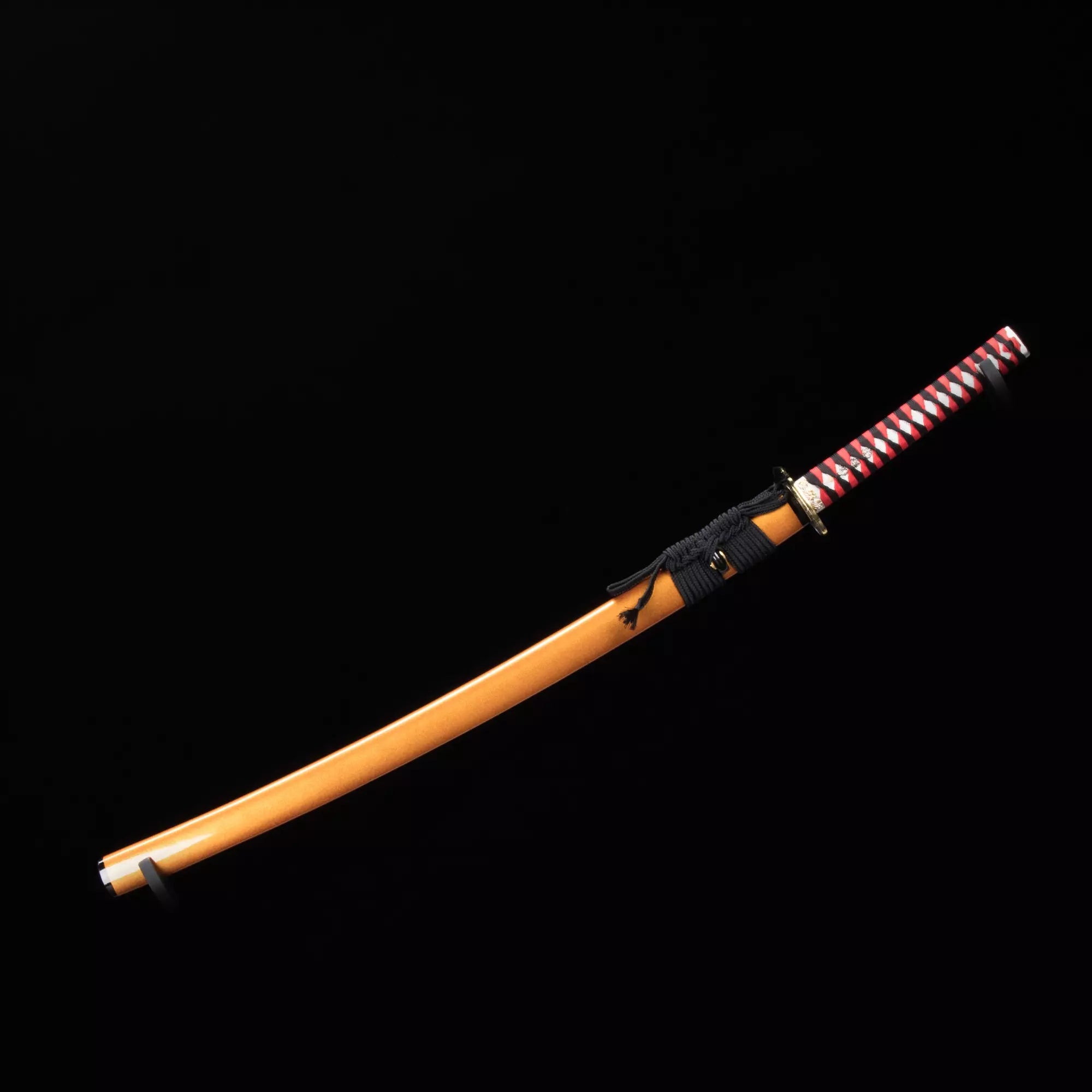 Handmade Japanese Katana Sword High Manganese Steel With Blue Blade