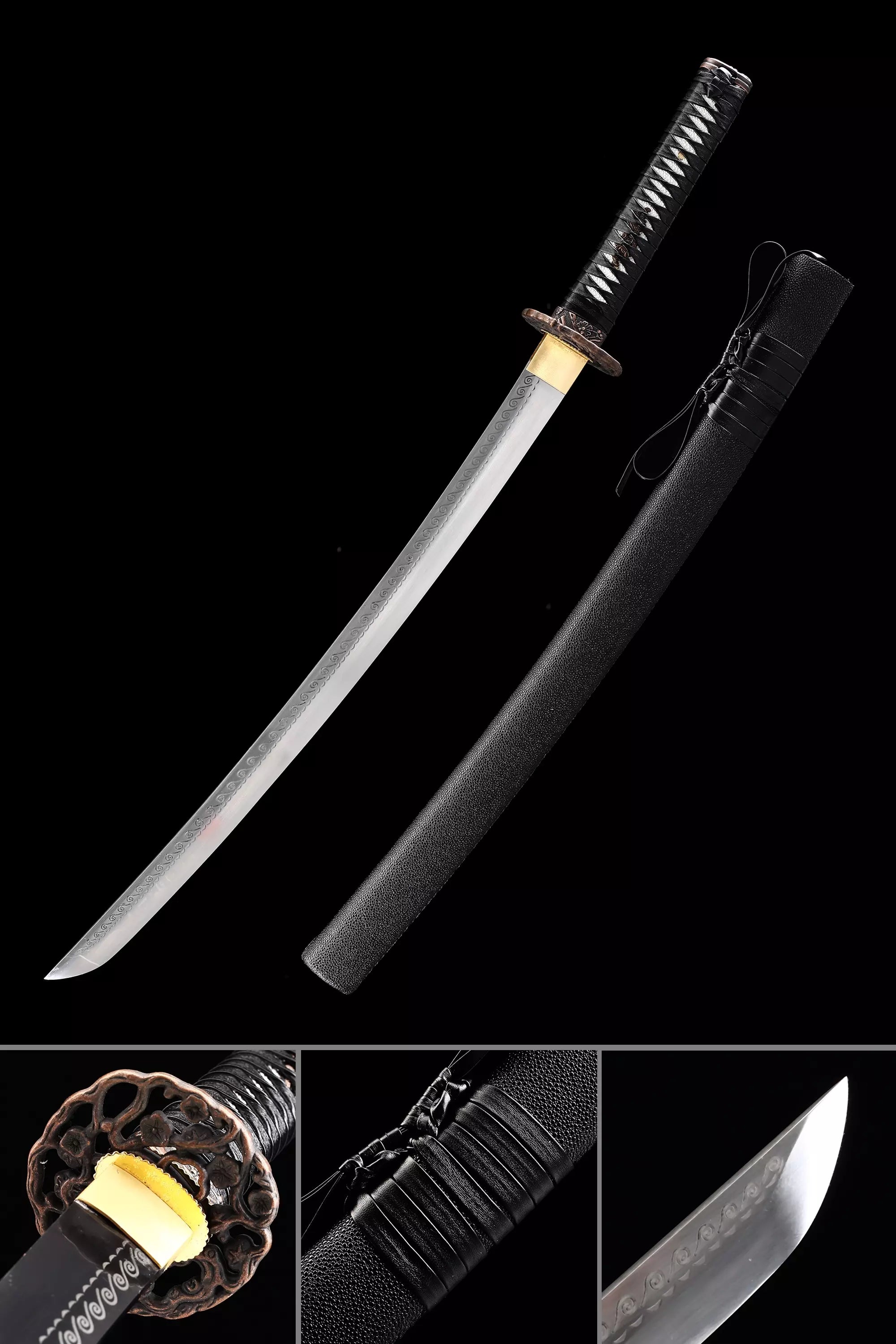 Handmade Japanese Katana Sword Spring Steel