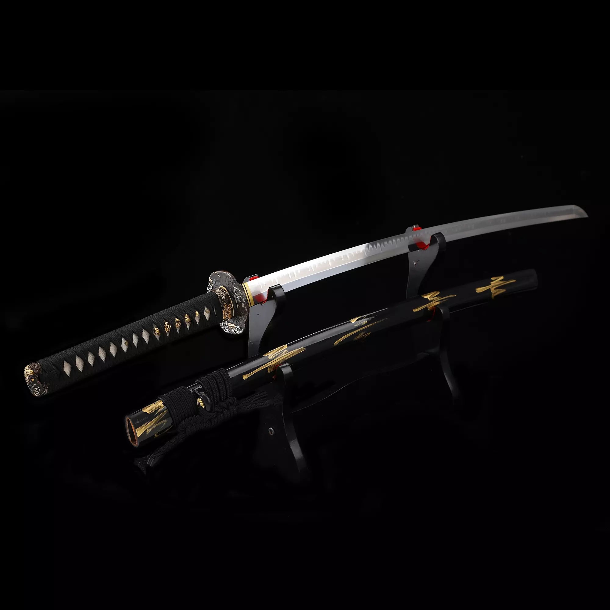 Handmade Premium Japanese Katana Sword Clay Tempered