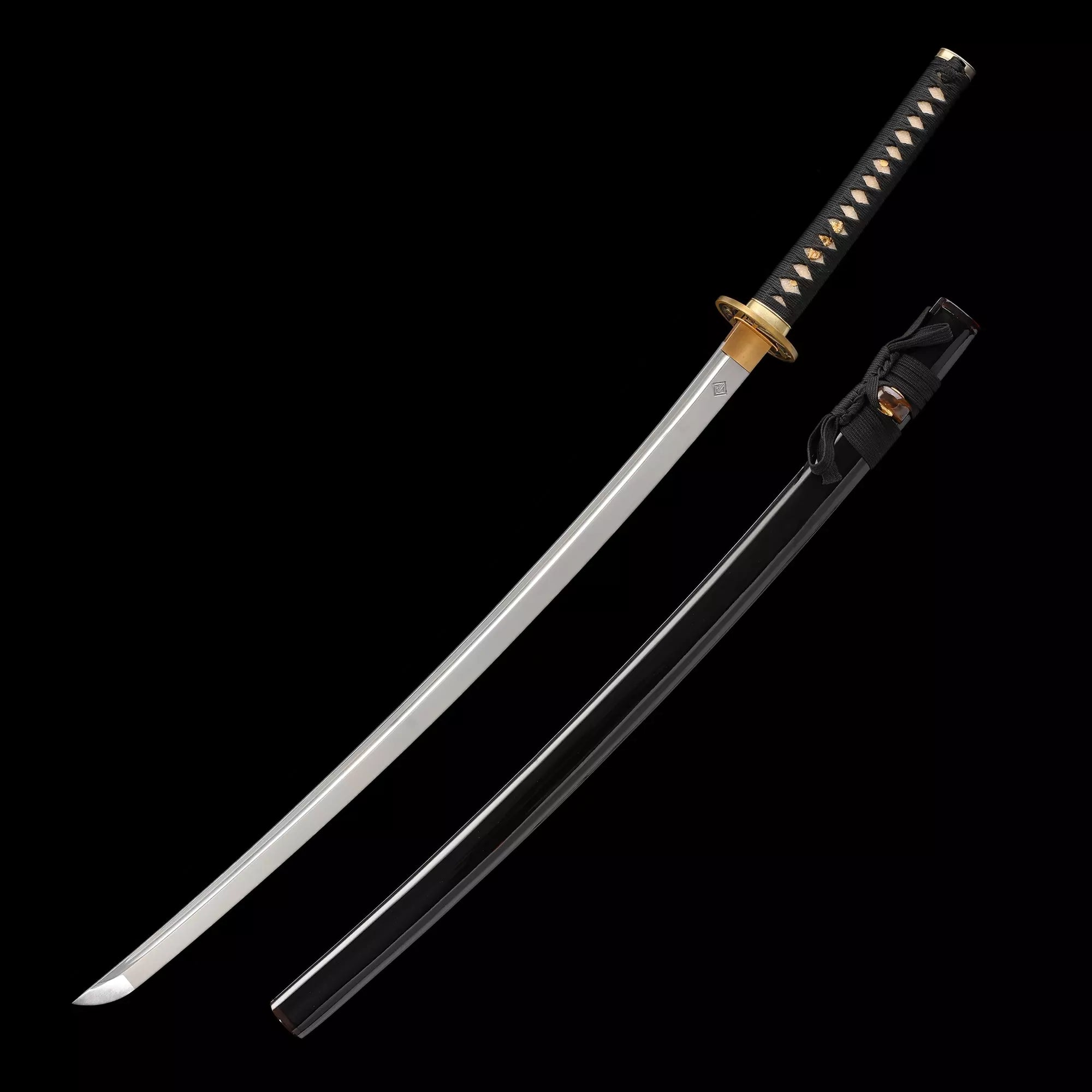 Tk Classic Series (影の戦士) High-standard Black Katana Samurai Swords
