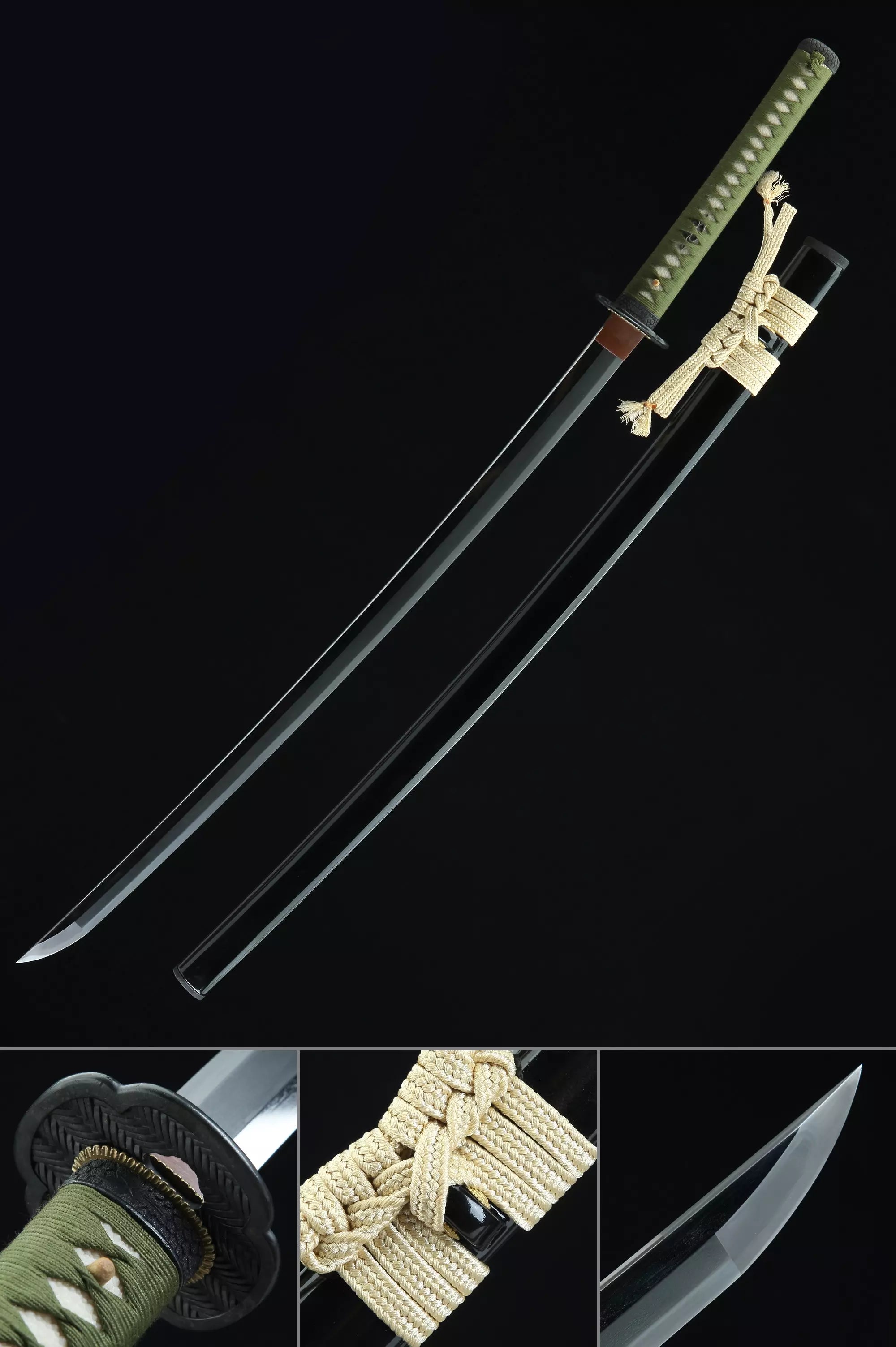 High-performance Japanese Samurai Sword Tamahagane Steel