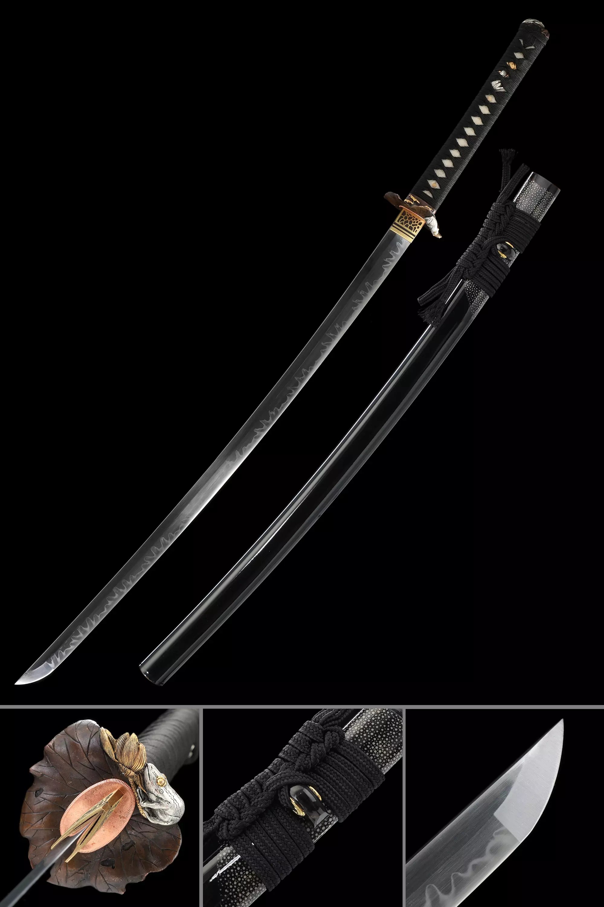 Handmade Japanese Katana Sword Hand Forged Full Tang