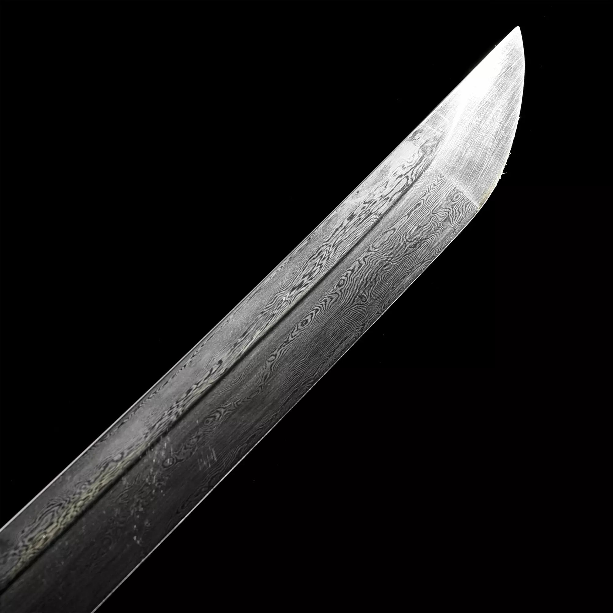 Handmade Japanese Samurai Sword Damascus Steel Full Tang