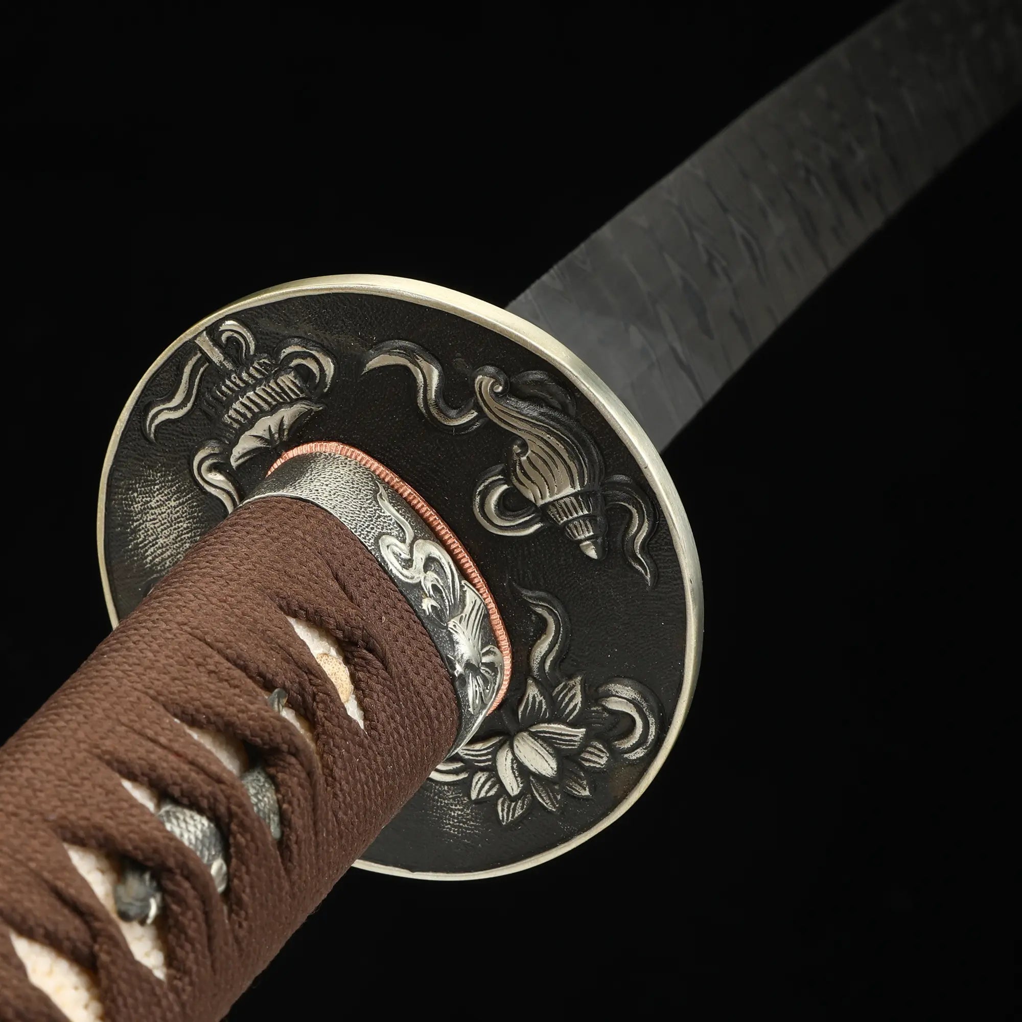 High-performance Japanese Katana Sword With Folded Melaleuca Steel Blade