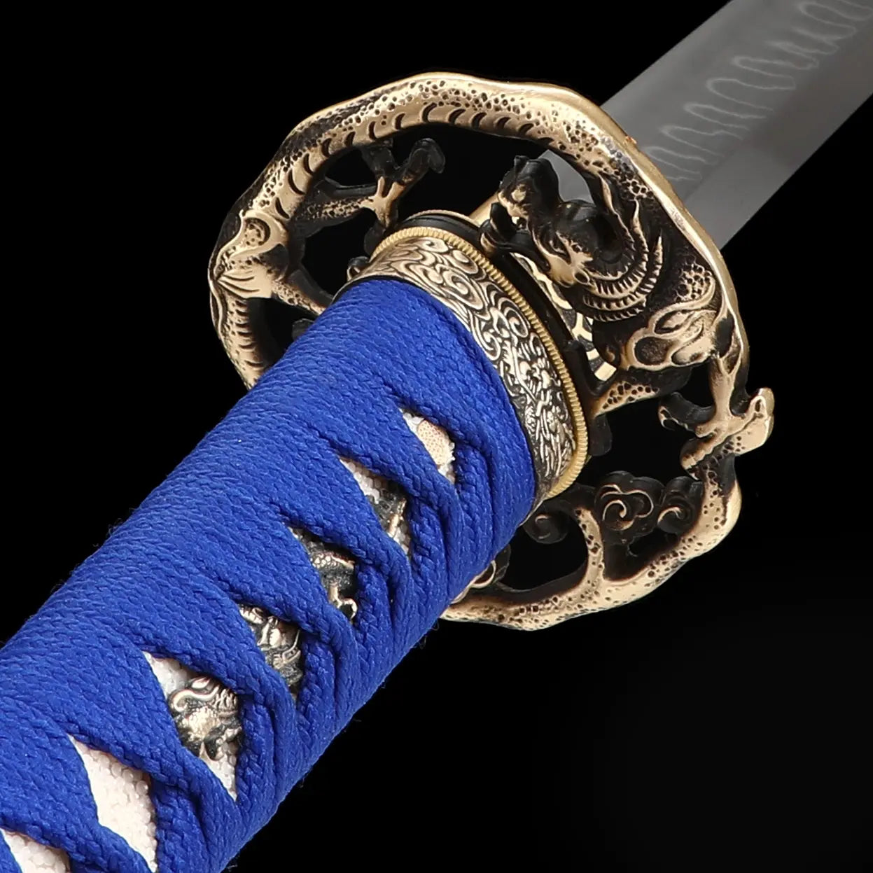 Handmade Japanese Full Tang Sword T10 Carbon Steel With Hamon Blade