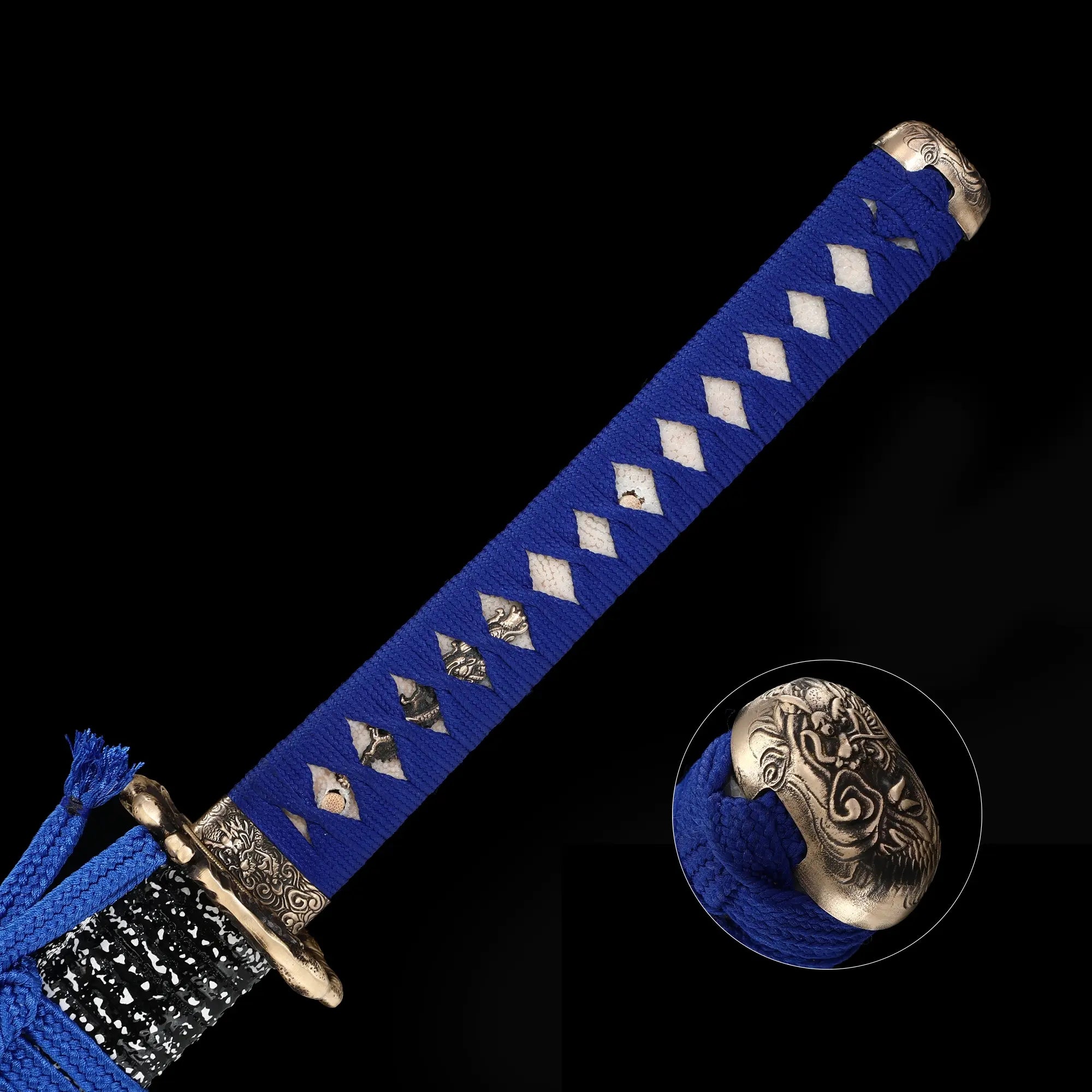 Handmade Japanese Full Tang Sword T10 Carbon Steel With Hamon Blade