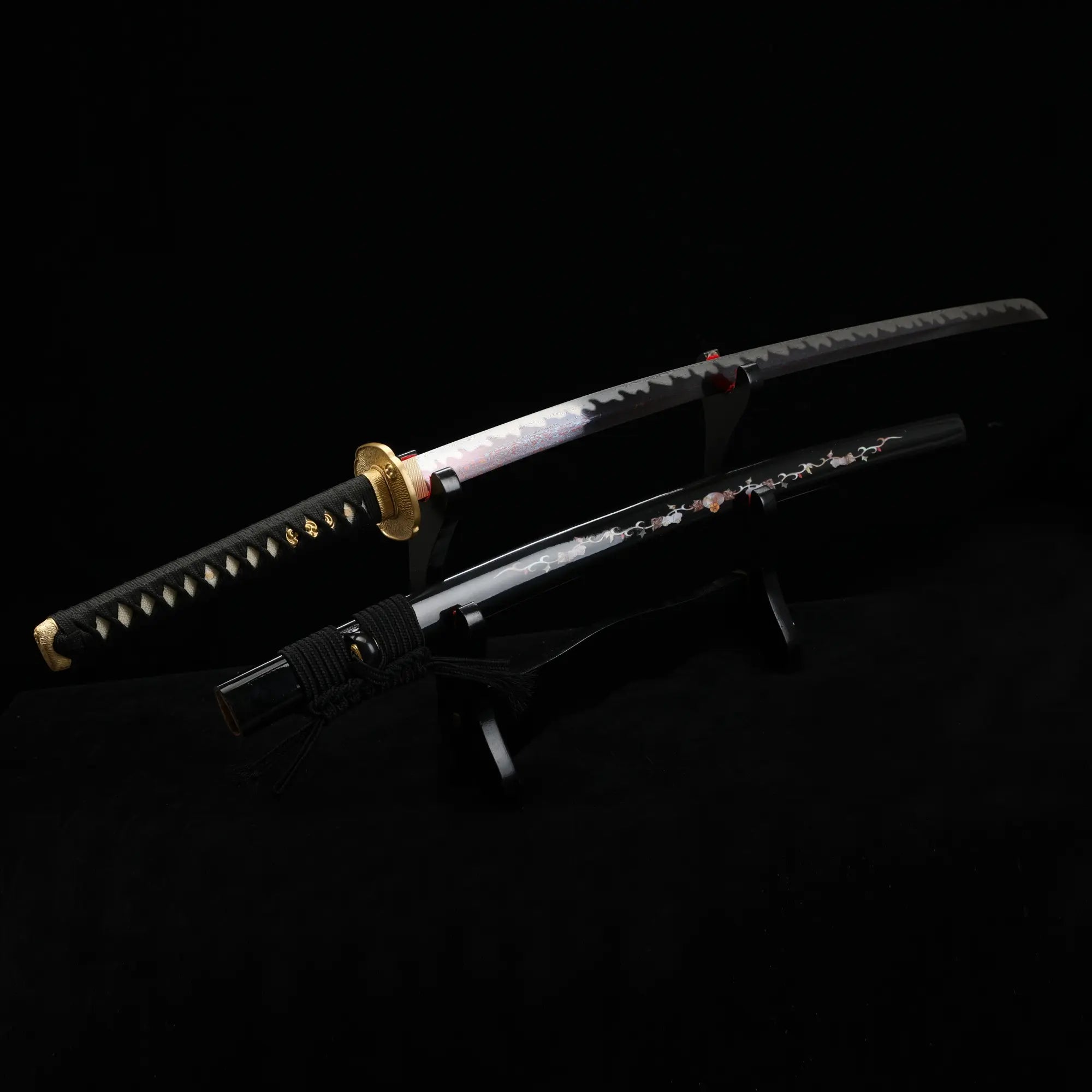 Exquisite Handmade Full-tang Katana Sword With Folded Melaleuca Steel Blade