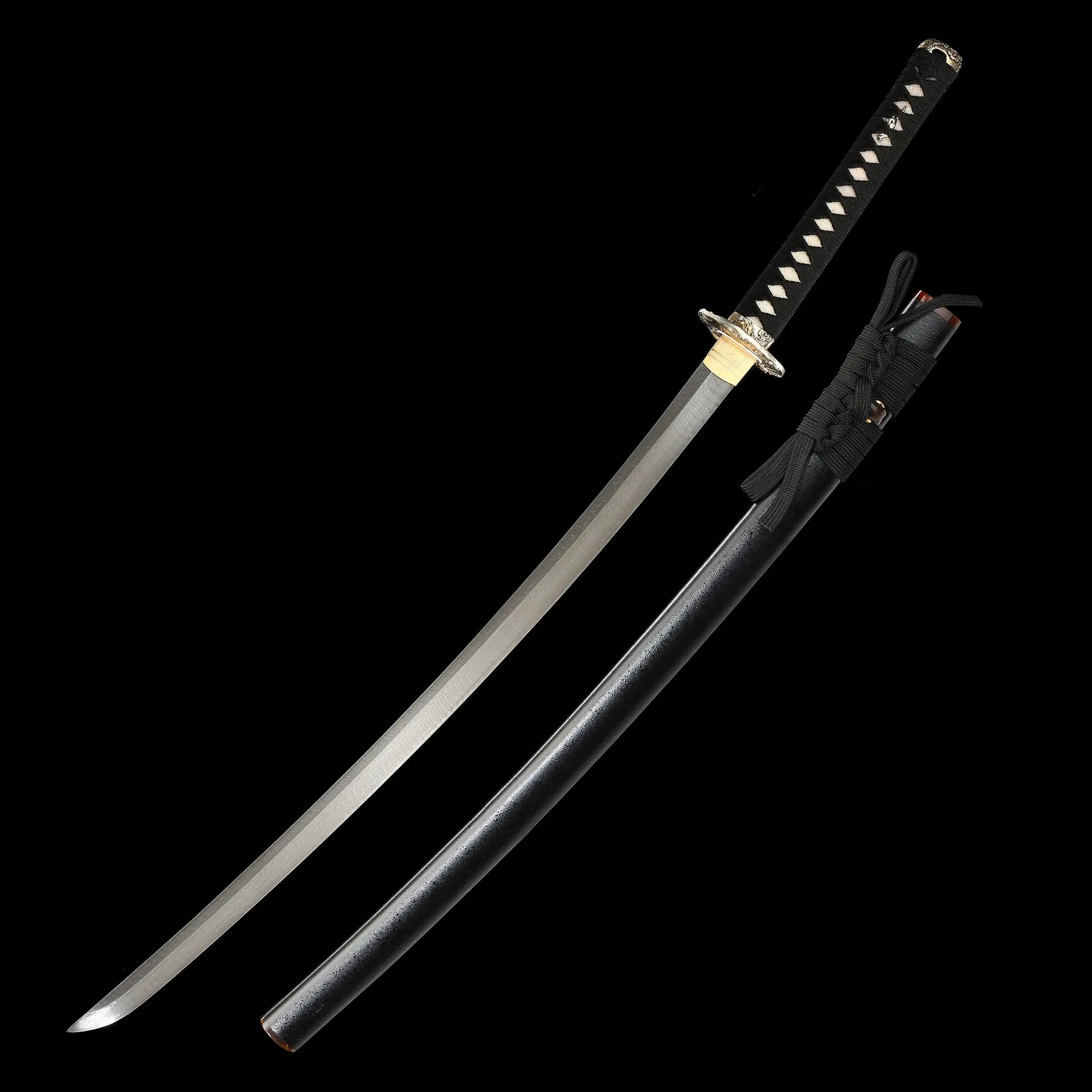 High-performance Full Tang Japanese Katana Sword With Damascus Steel Blade
