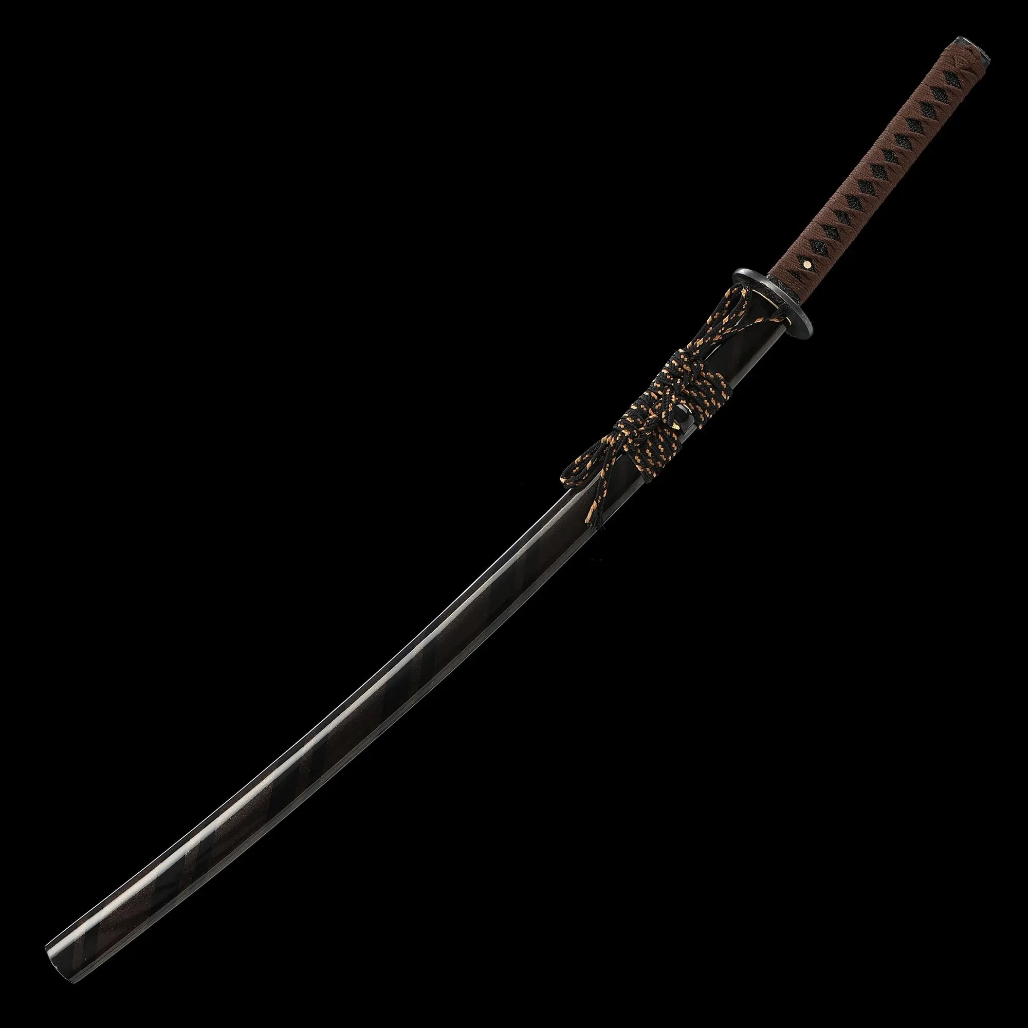 Handmade Full Tang Katana Sword Damascus Steel With Multi-colored Scabbard