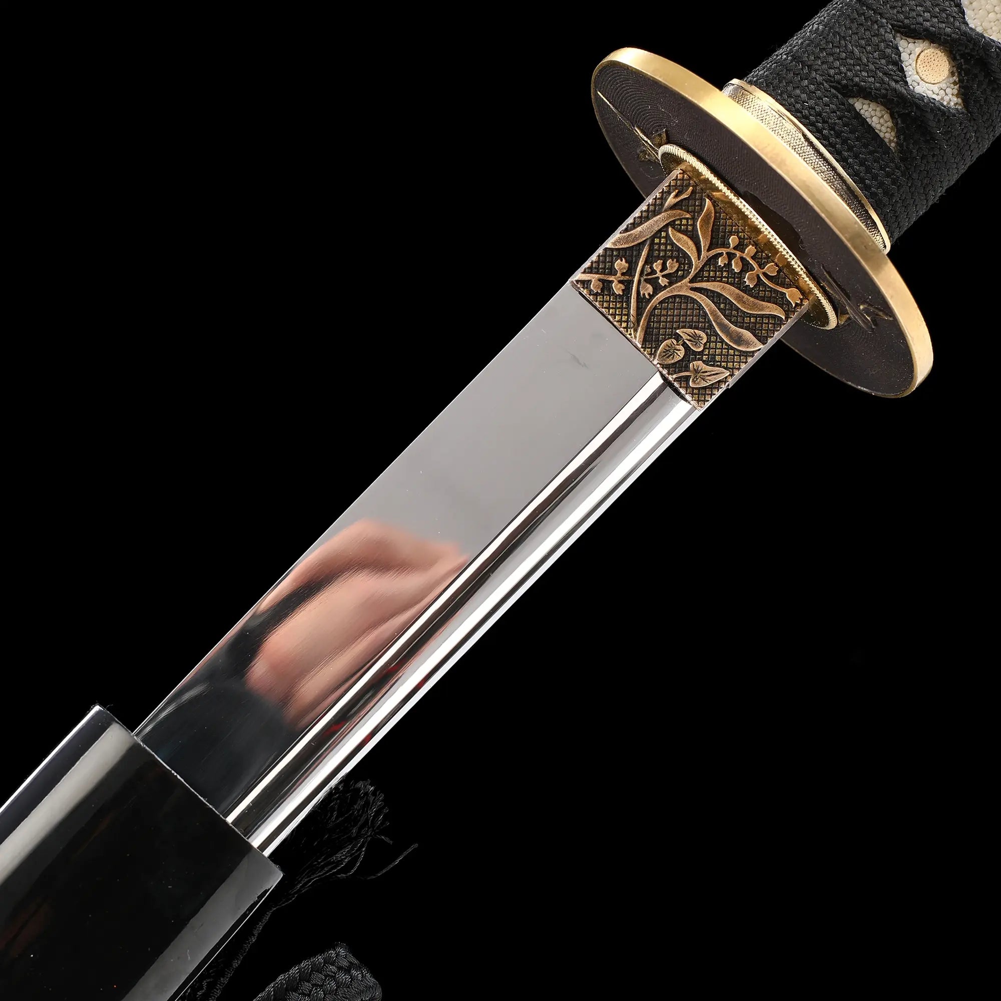 Handmade Japanese Katana Sword 1095 Carbon Steel With Hand-sharpened Blade