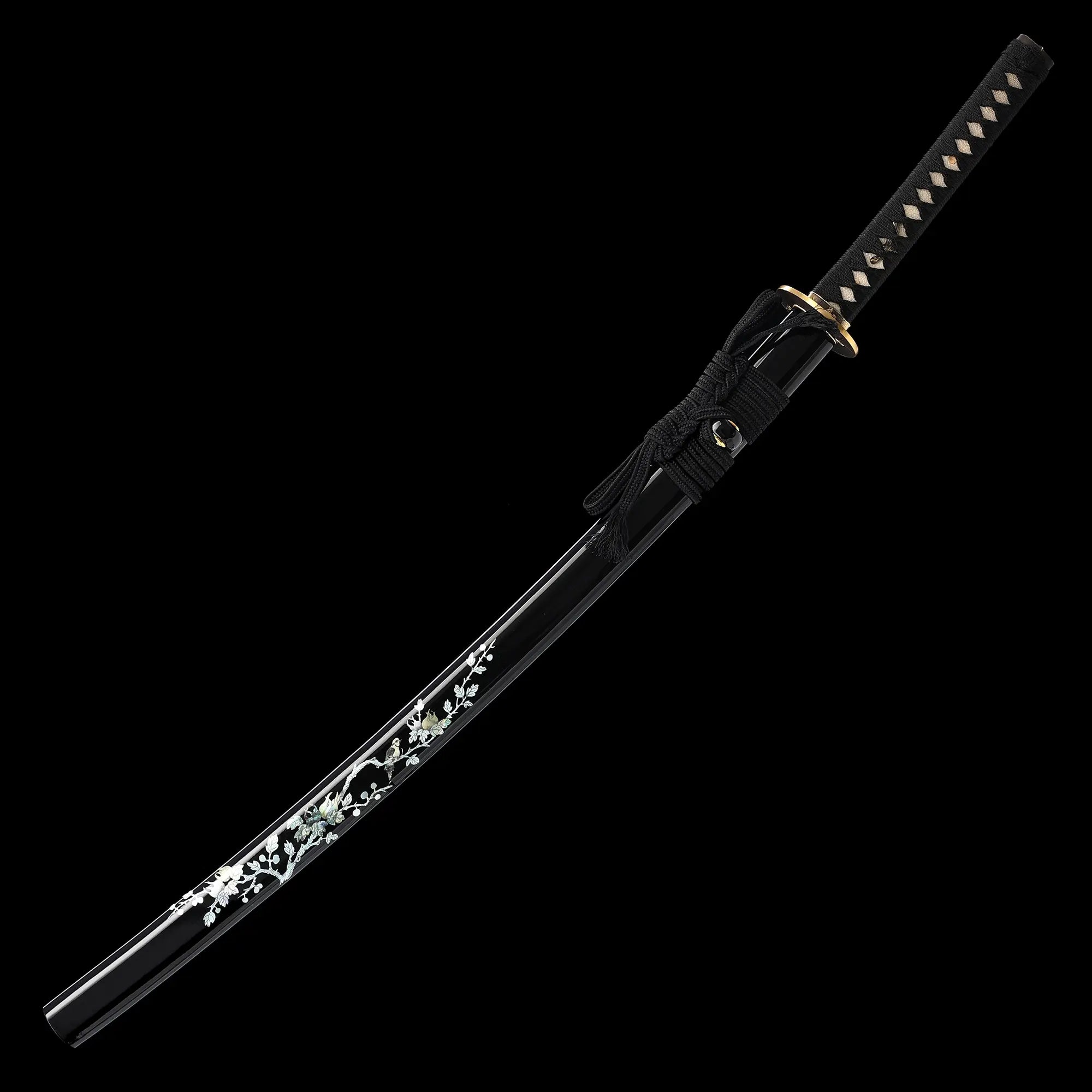 Handmade Japanese Katana Sword 1095 Carbon Steel With Hand-sharpened Blade