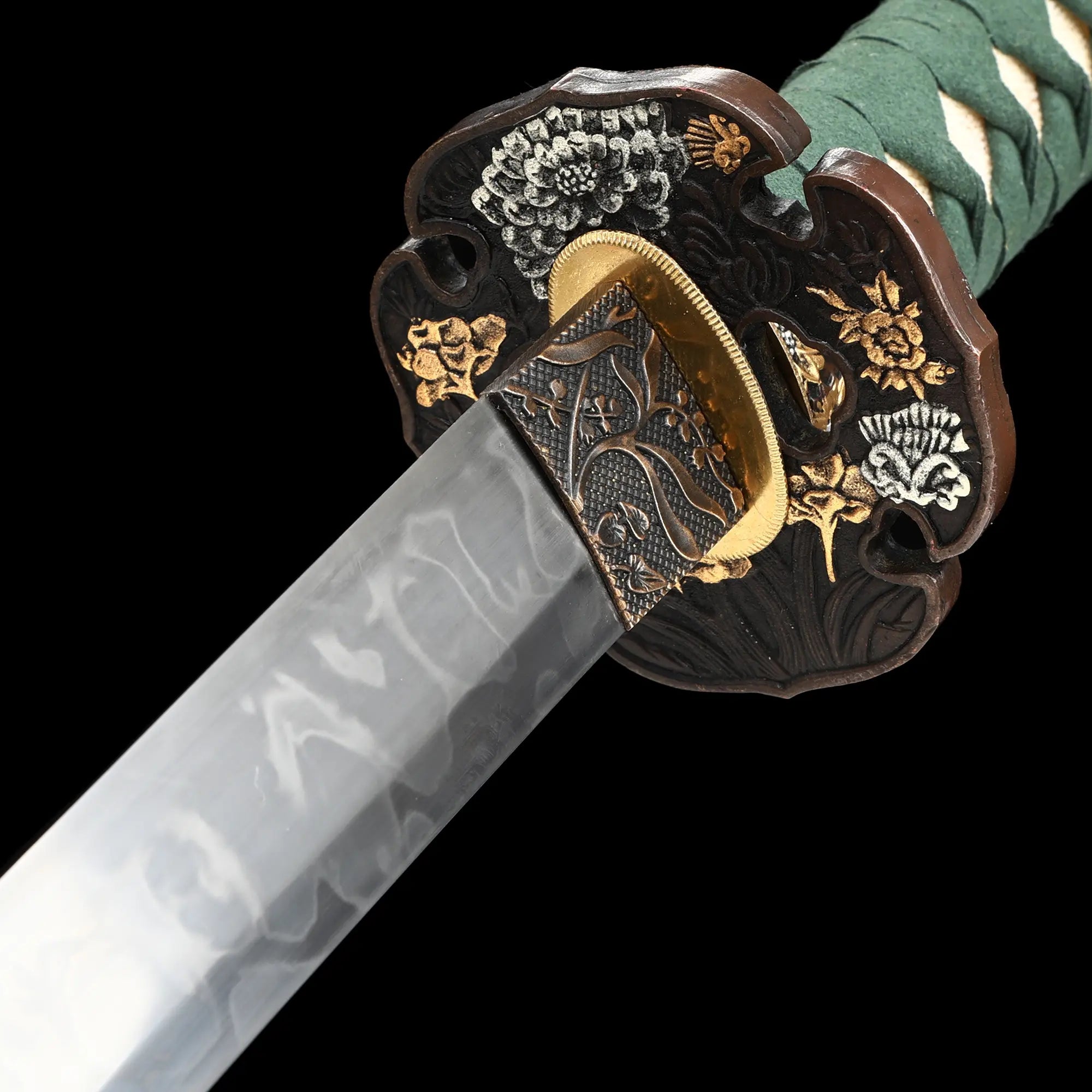 High-performance Handcrafted Katana Sword T10 Carbo Steel With Hamnon Blade