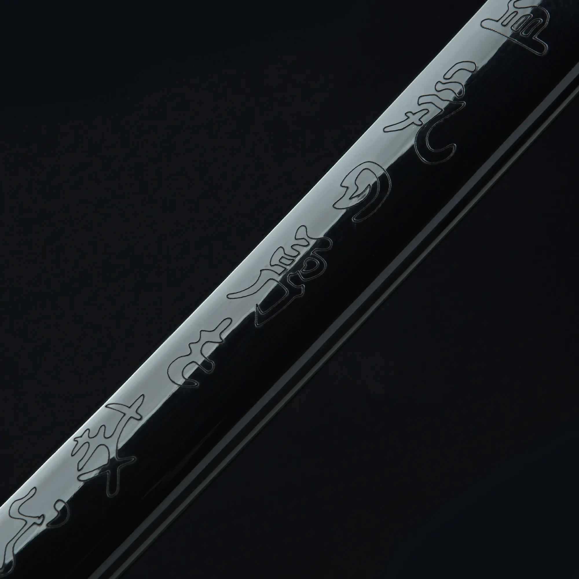 Handcrafted Full Tang Katana Sword Damascus Steel With Black Scabbard