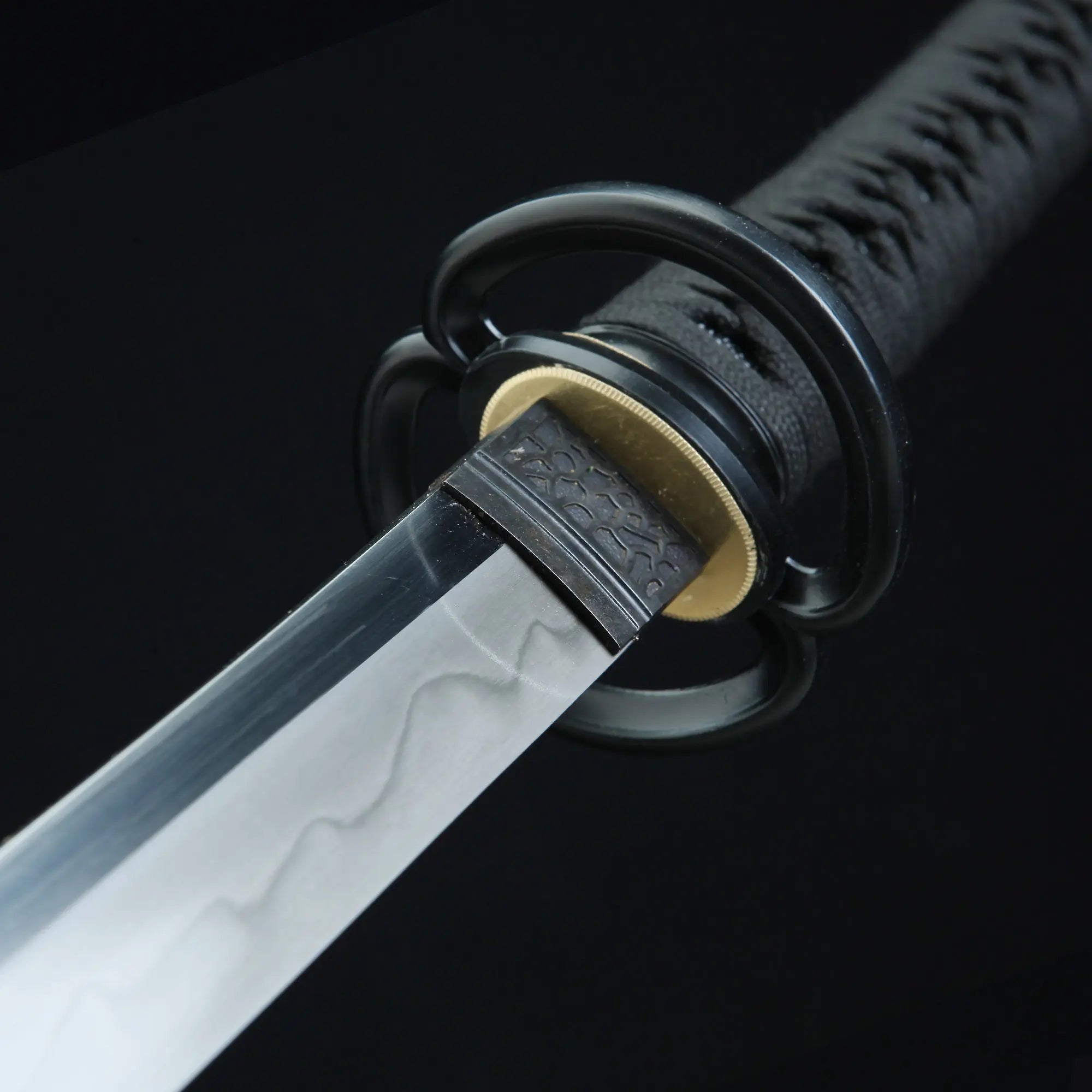 Handmade Japanese Samurai Sword T10 Steel With Clay Tempered Blade